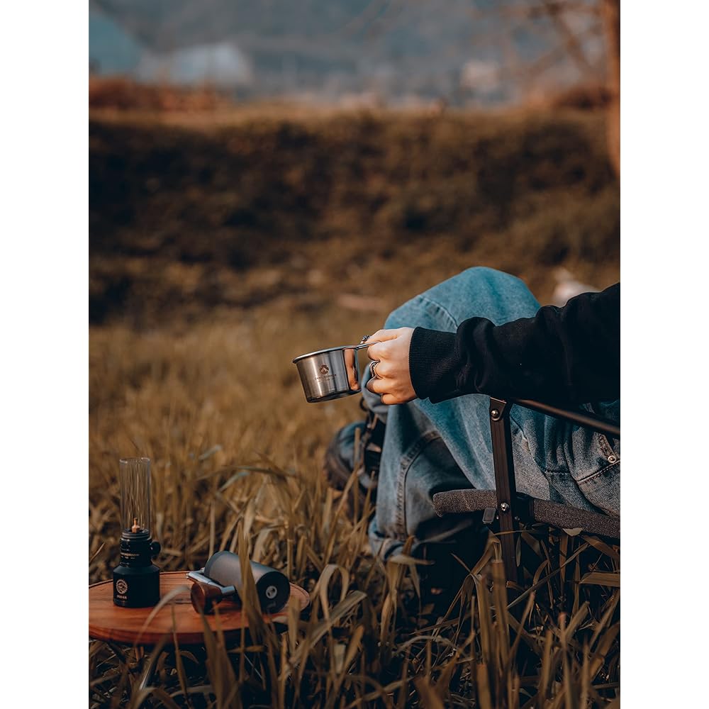 CAMPING MOON Camping Coffee Solo Mug S Mug 160ml 4 Piece Set with Canvas Case SOLO MUG S-180-4P+B