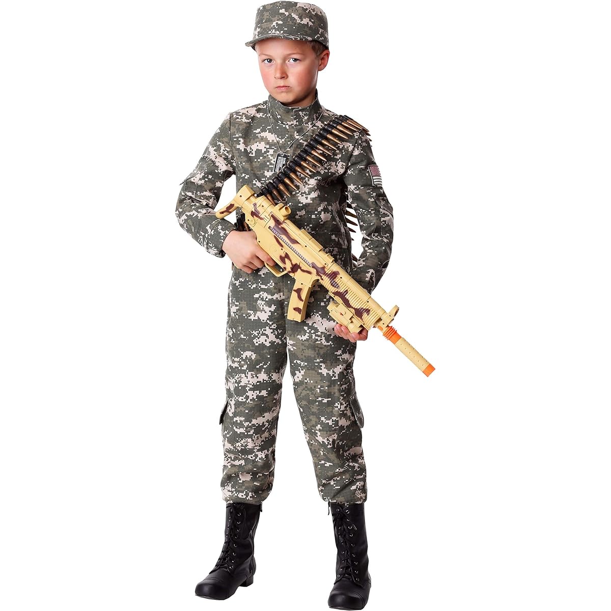 Boys Modern Combat Soldier Costume