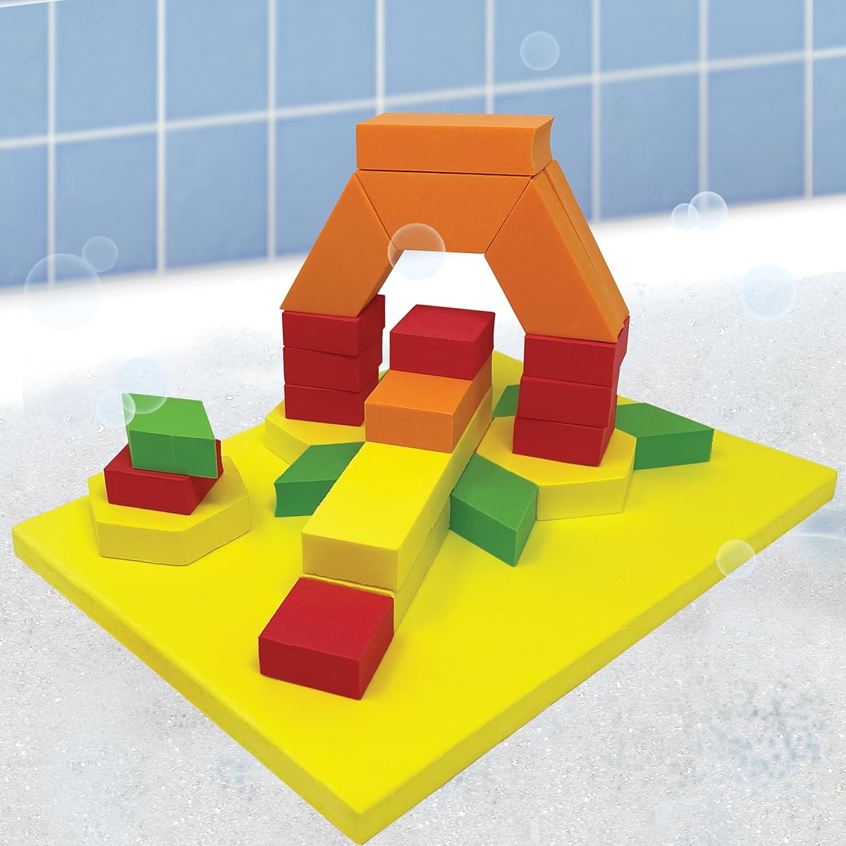 BathBlocks Stem Discovery Blocks Bathtub Toy