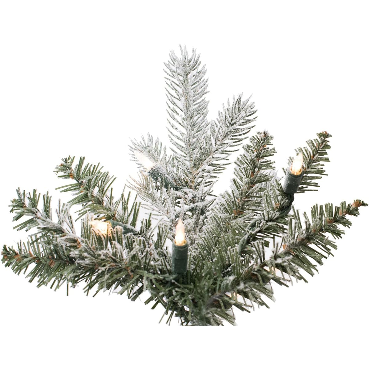 Vickerman Frosted Tannanbaum Artificial Christmas Tree, 9' Green