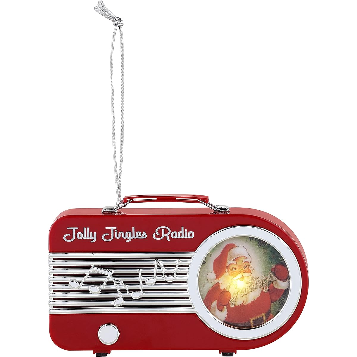 Mr. Christmas Mini Radio Ornament Red Christmas Decoration