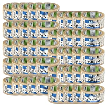 Nitoms Handy Cut Tape No.377 Transparent 50mm x 25m J6061 50 rolls