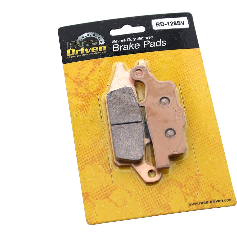 Race Driven Front and Rear Sintered Metal Heavy Duty Brake Pads for Yamaha Grizzly YFM550 550 YFM700 700