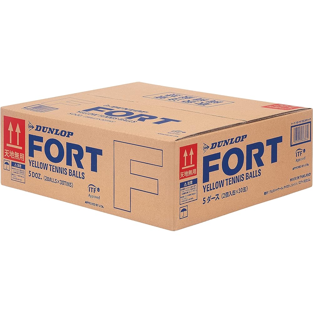 DUNLOP hard tennis ball FORT 2 balls, 4 balls, case