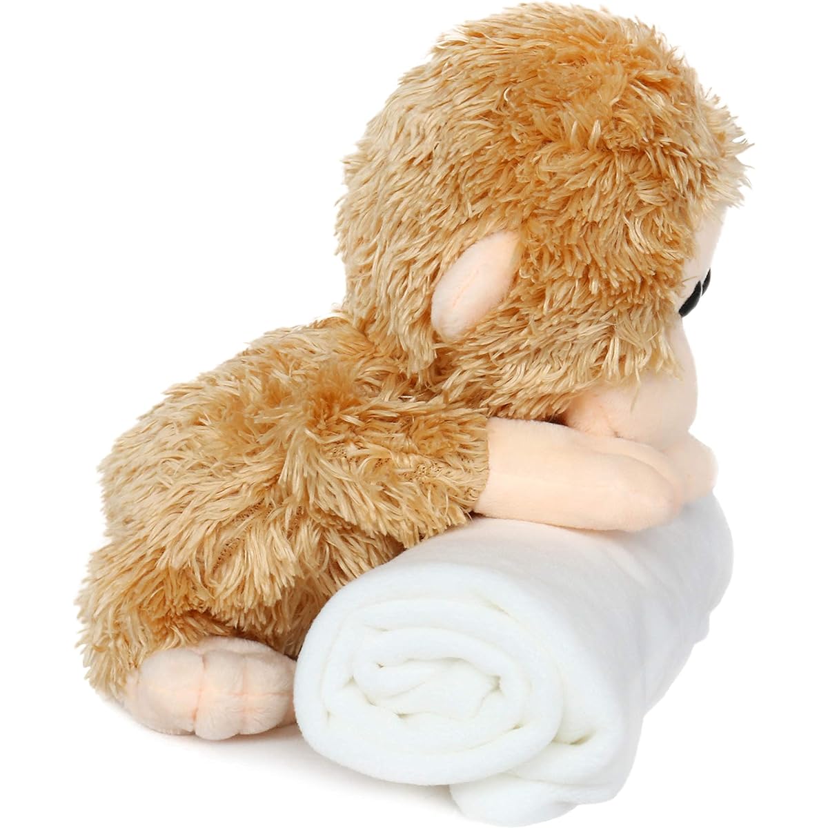 Ice King Bear Newborn Little Golden Monkey Plush Toy (with Bath Towel)