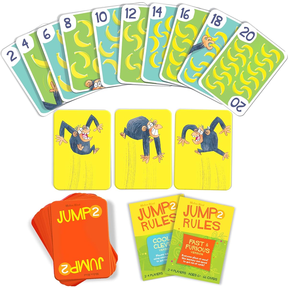 Melon Rind Jump 2 Game - Multiples of Two Math Game for Kids (Ages 6+)