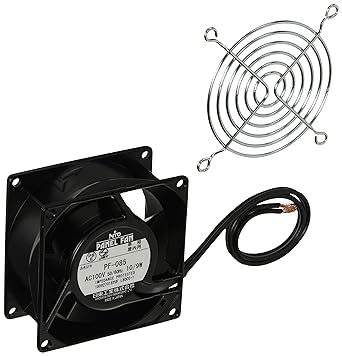 Nitto Kogyo Panel Ventilation Fan Resin Fan Series Frame Aluminum Alloy, Blade Resin 1 Piece PF-085