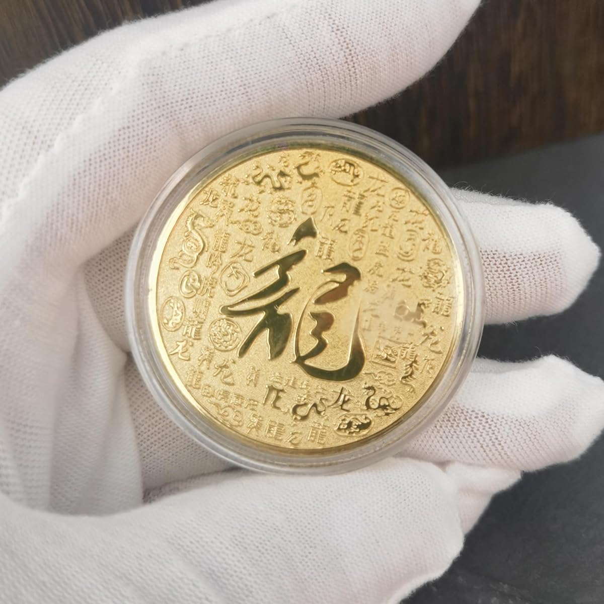 Strugglejewelry Chinese New Year Golden Lucky Coin Lottery Ticket Scratcher Tool Perfect for Luck and Prosperity