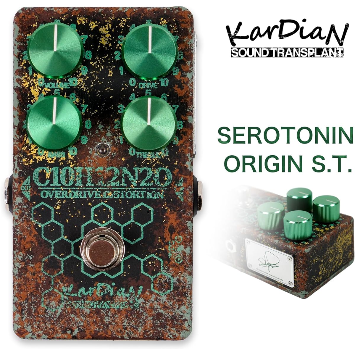 KarDiaN SEROTONIN ORIGIN S.T. Serotonin Origin ST Overdrive Guitar Effector