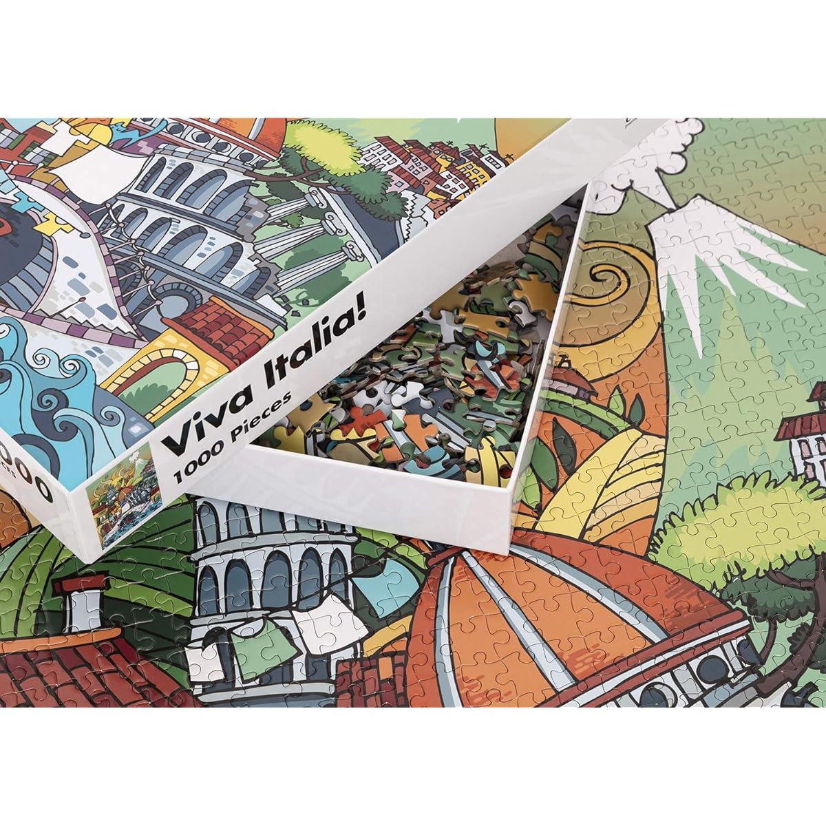 Jigsaw Puzzle 1000 Pieces Italian Puzzle Family Puzzle 1000 Piece Puzzle for Adults Conesio Puzzle