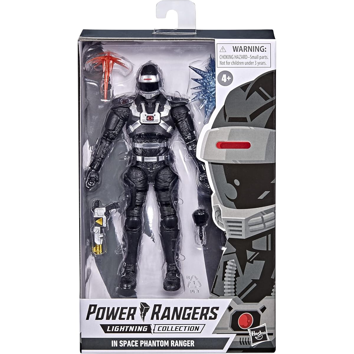 Power Rangers Lightning Collection Space Phantom Ranger 6" Premium Collector Action Figure Toy with Accessories for Ages 4 and Up