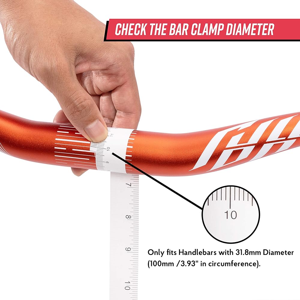 Funn Equalizer Bike Stem - Zero Rise with 31.8mm Bar Clamp. 0 degree bicycle stem for mountain bikes and BMX bikes
