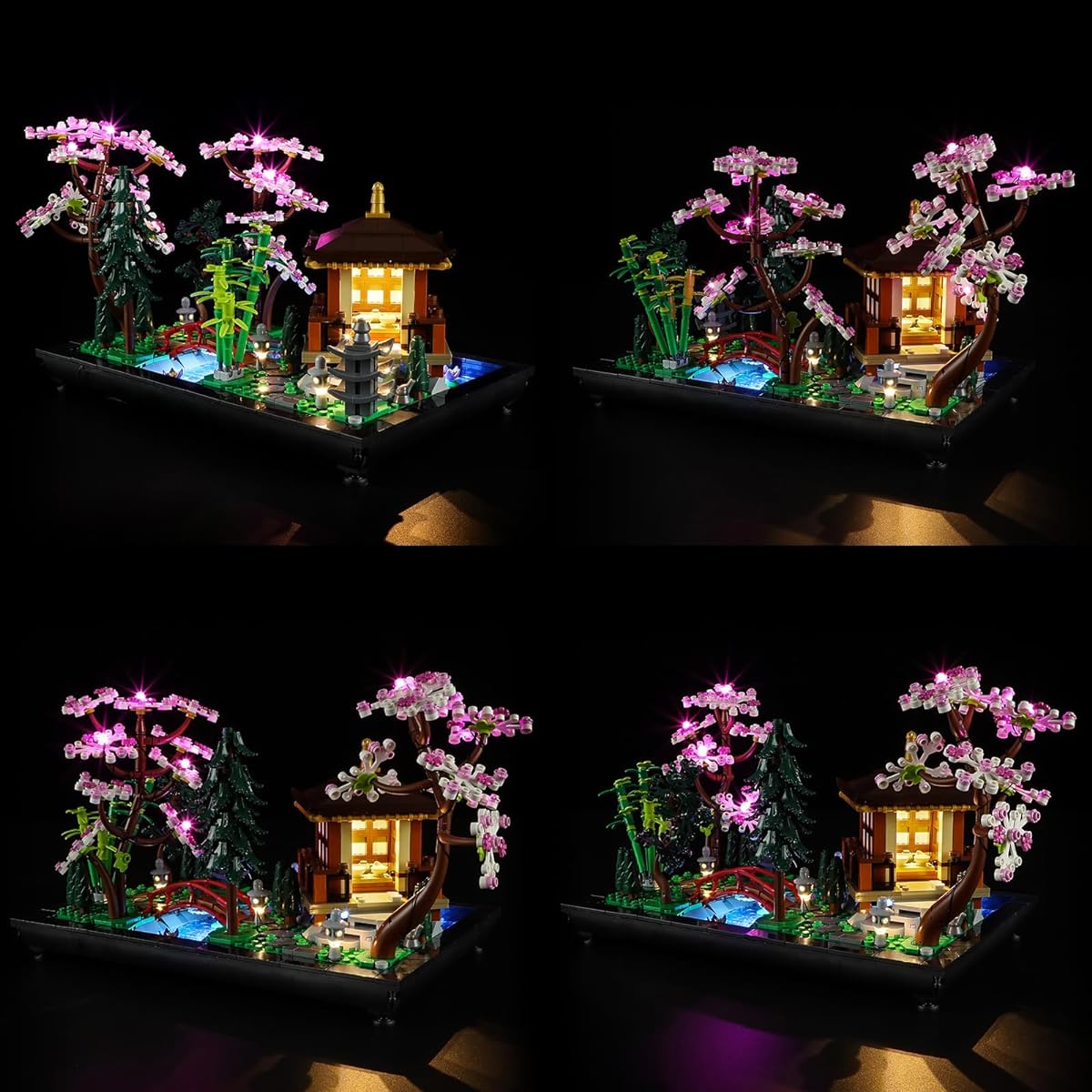 Light Tail Lights for Lego-10315 Tranquil-Garden - LED Lighting Kit Compatible with Lego Building Blocks Model - Model Set Not Included