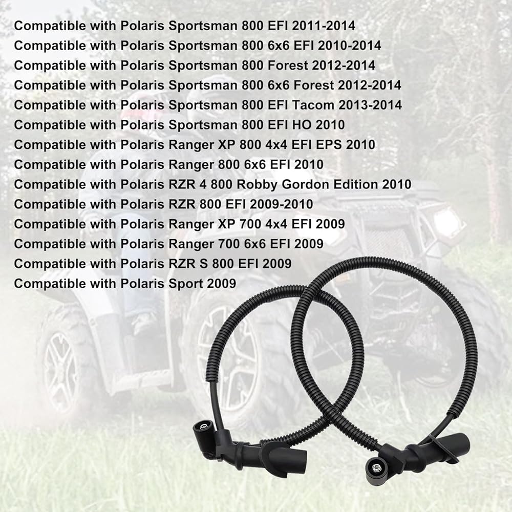 SecosAutoparts Spark Plug Ignition Coil Cap for Polaris 1000 / RZR 1000 XP/RZR 4 1000 / RZR 900 / RZR 900 XP/RZR S/RZR Turbo 2014-2022 Replacement # 4014295 4014296