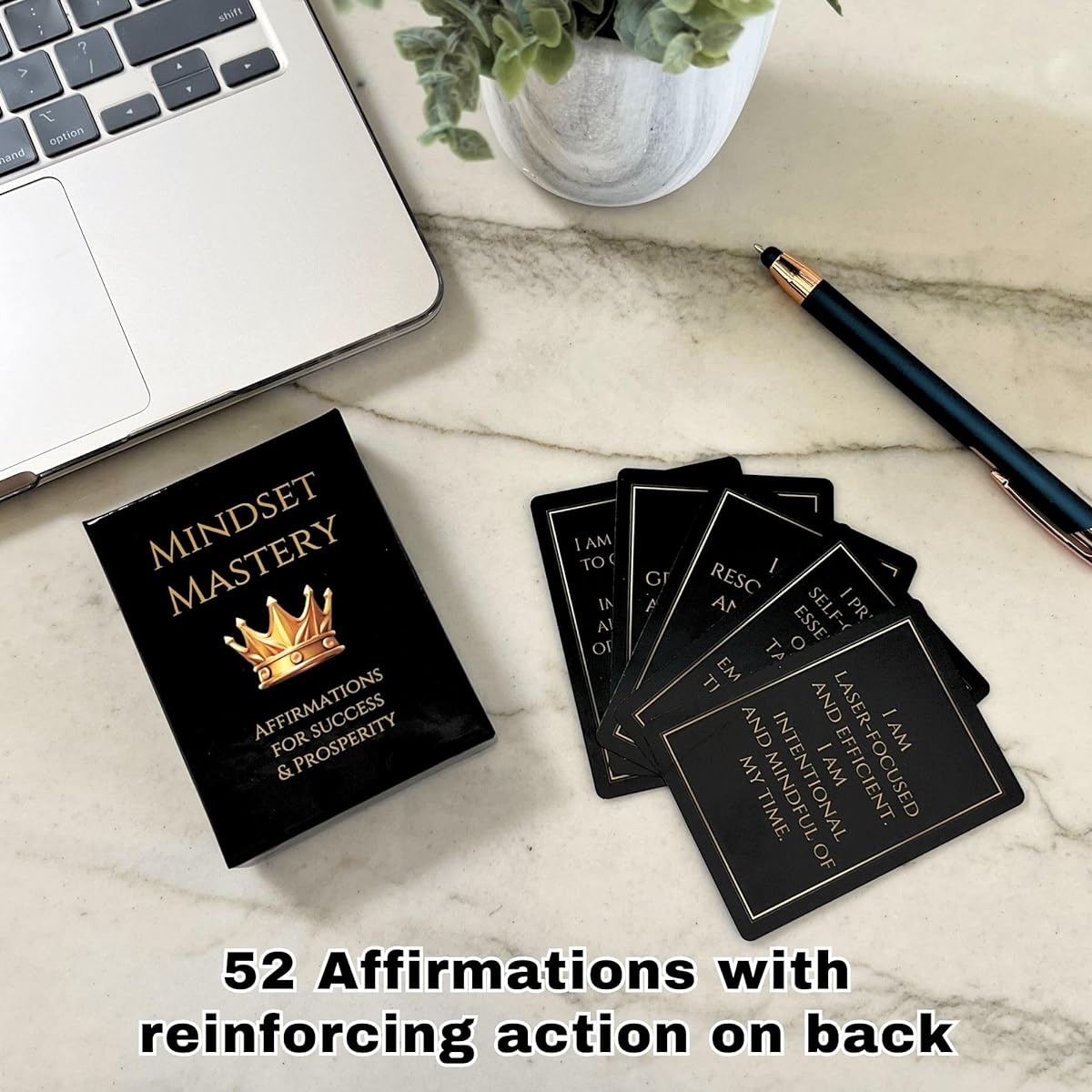 Mindset Mastery Affirmation Cards Motivational Cards for Success and Prosperity Empowering Men to Take Action Improving Productivity Money Mindset Self-Development Get Inspired Every Day Enliven Your Daily Life
