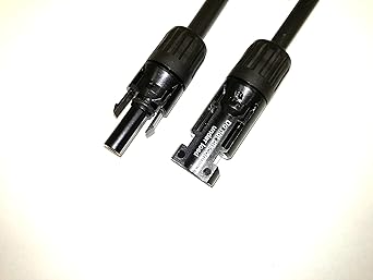 Solar cable 50m MC4 connector (genuine) with one end H-CV 3.5sq black 600V (+)(-) set