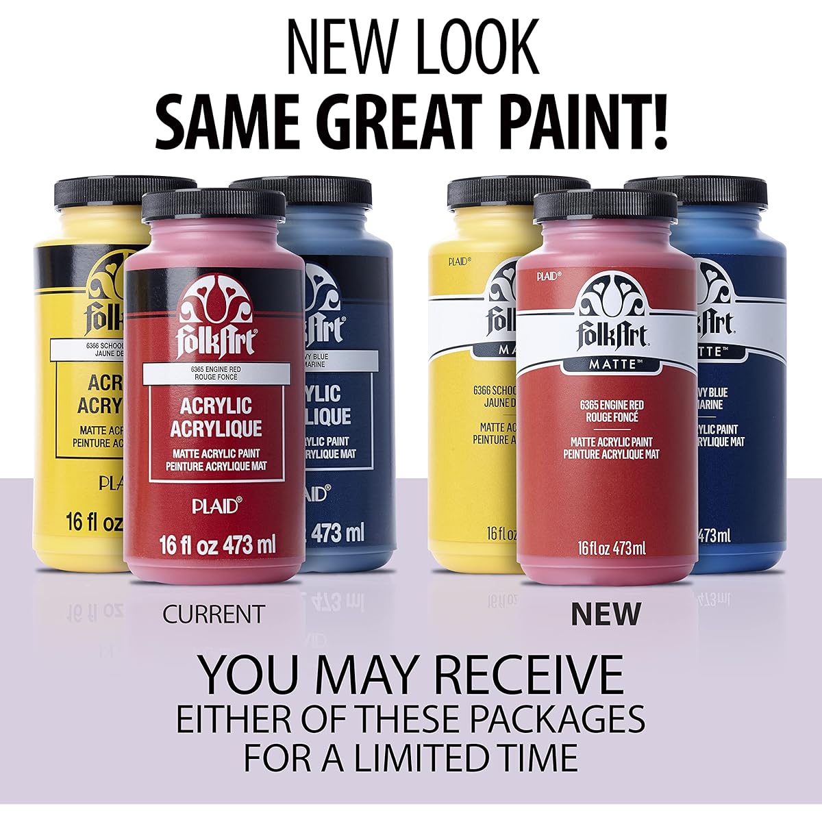 FolkArt Matte Acrylic Paint Assorted Colors 16oz Wicker White 16 fl oz