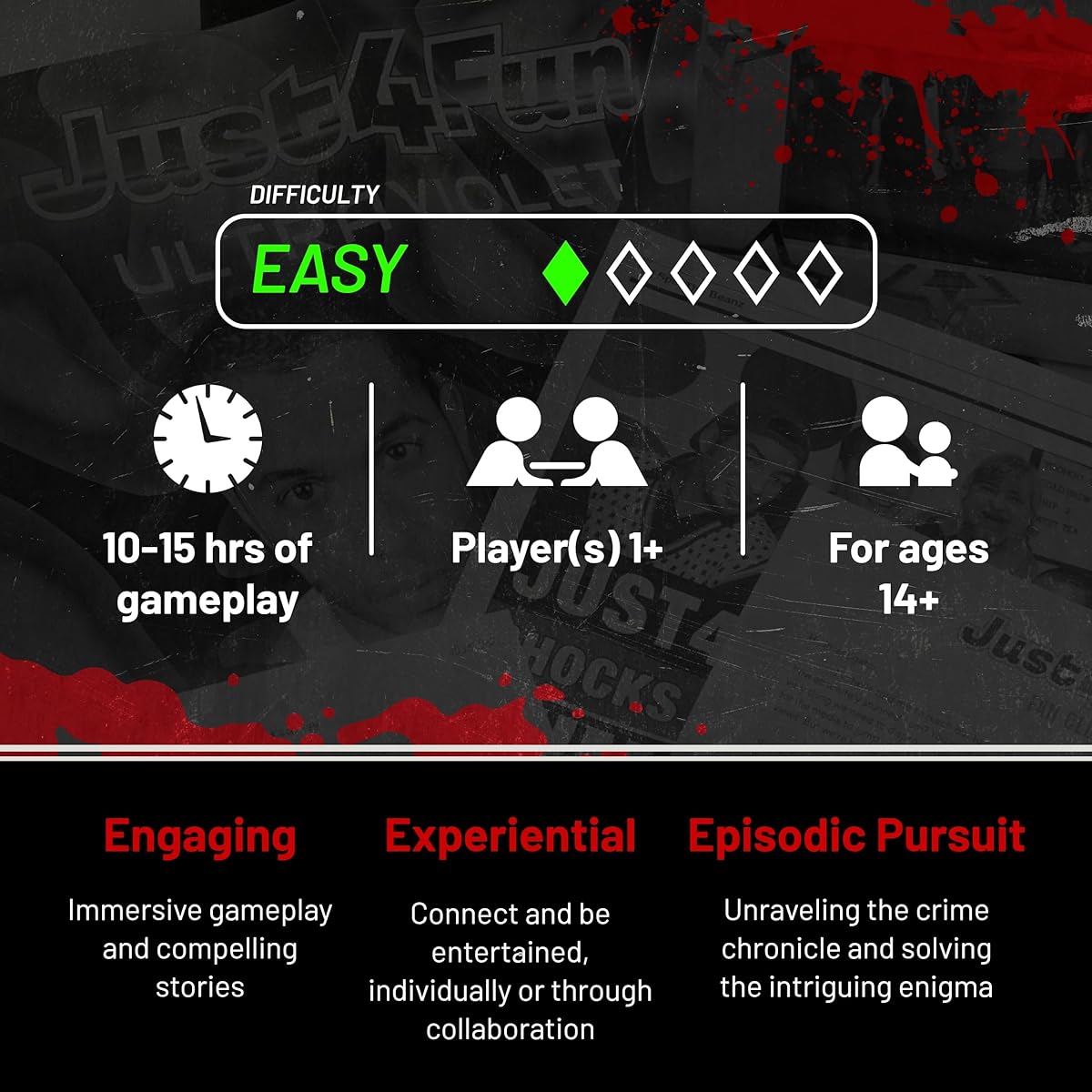 Hunt a Killer Starstruck Complete Box Set - Develop your detective skills with this murder mystery game - Solve crimes for game night or date night - Ages 13+