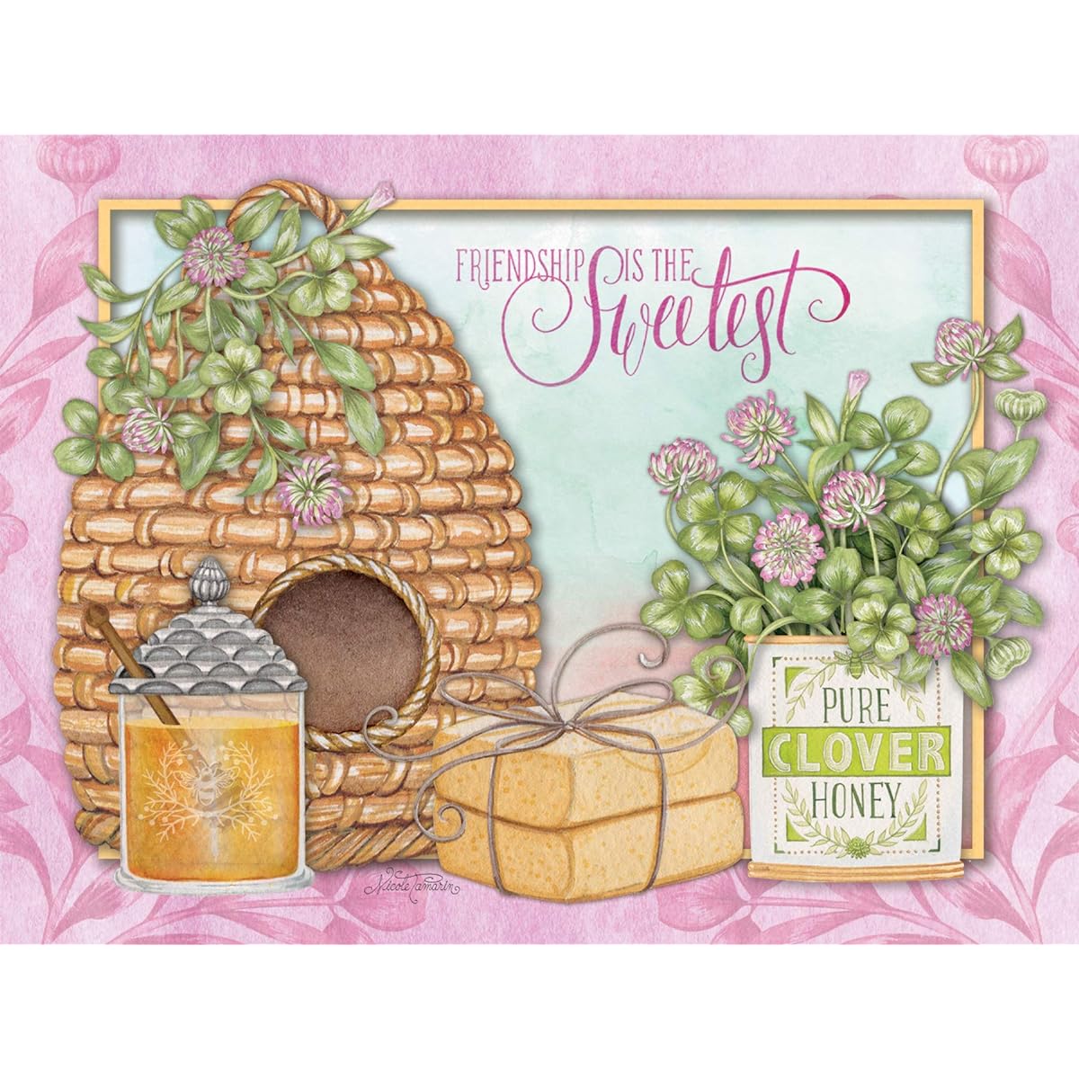 LANG Abundant Friendship Pop-up Note Card (1119003)