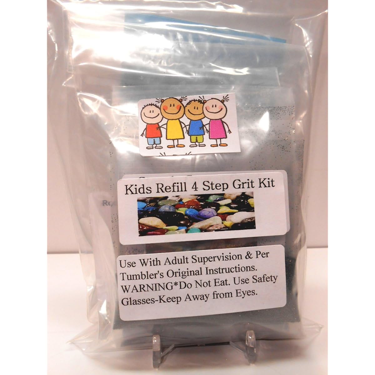 Rockhound's First Choice Kidz Gritz Kids Kidz Gritz Refill Rock Tumbler Grit Kit 1/2 lb Rock
