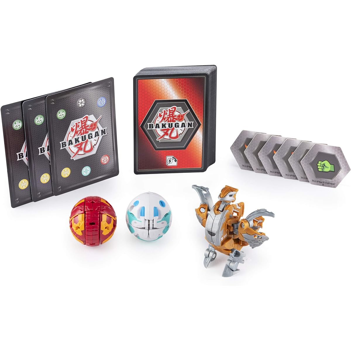 Bakugan Battle Brawlers Starter Set Transforming Creatures Aurelas Nobles Ages 6 and up Multicolor
