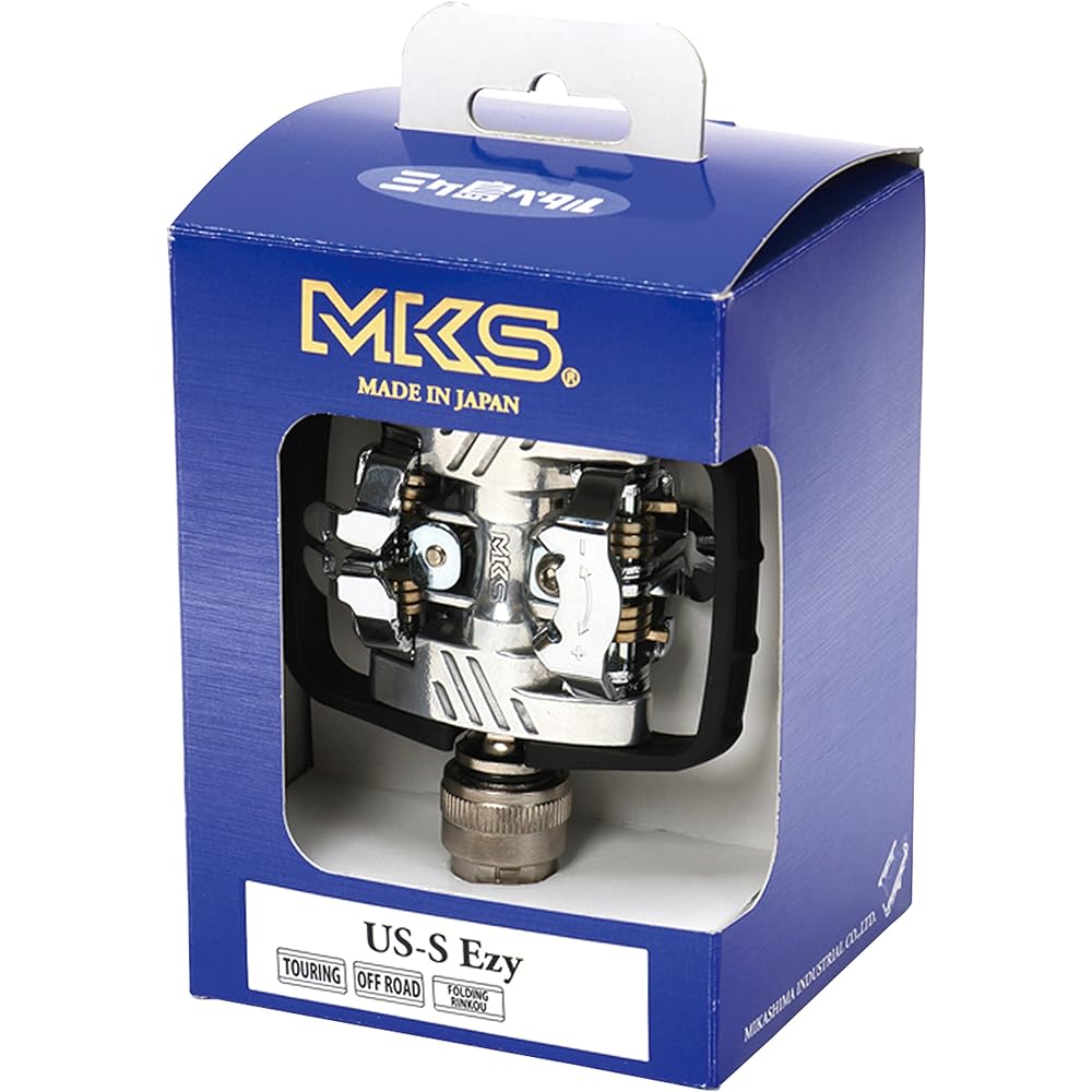 MKS (Mikashima Seisakusho) Bicycle Pedal US-S Ezy (USS Easy) Silver