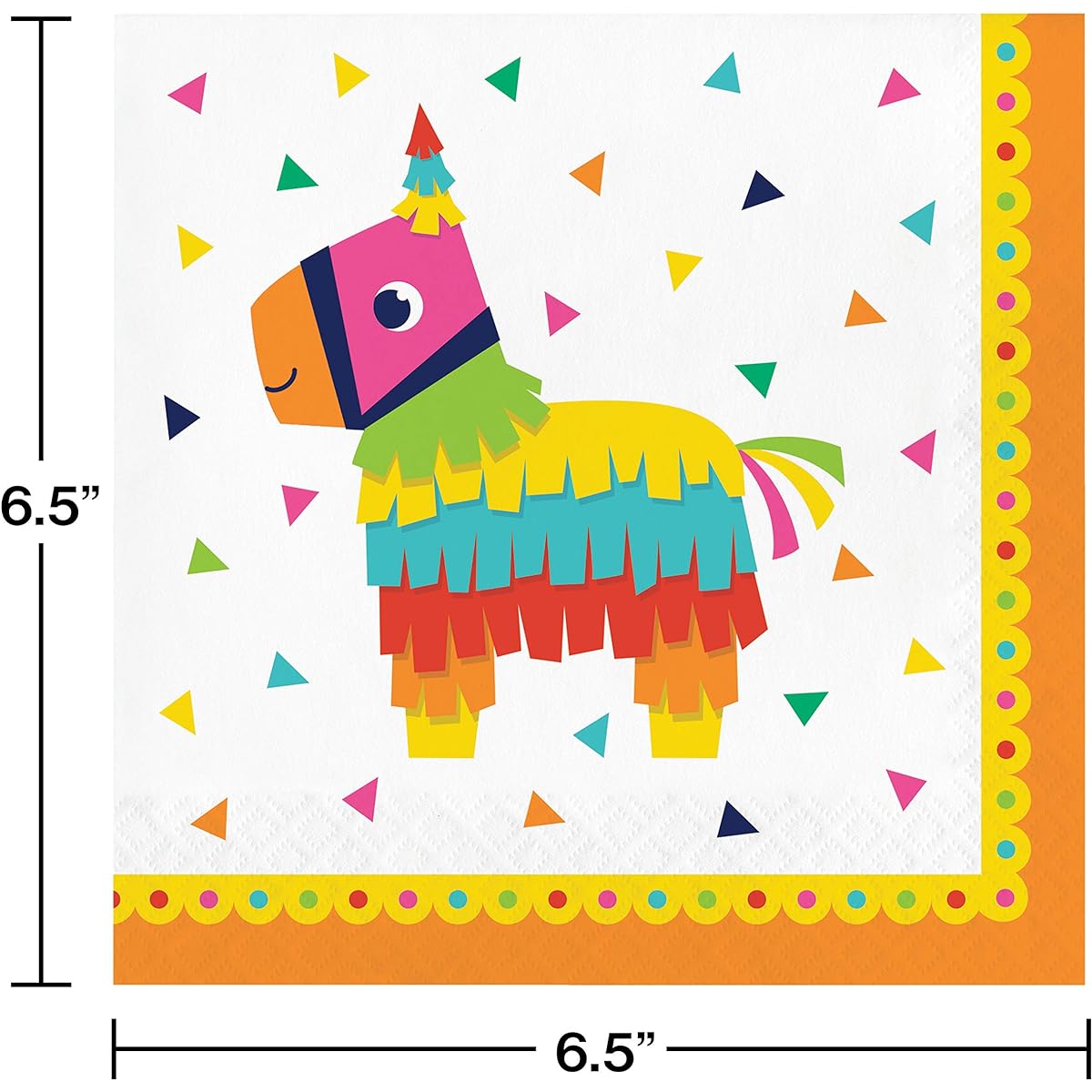Fiesta Fun Napkins, 48 Count