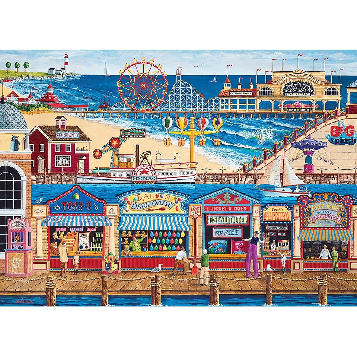 Art Poulin Ocean Park 1000 Piece Puzzle