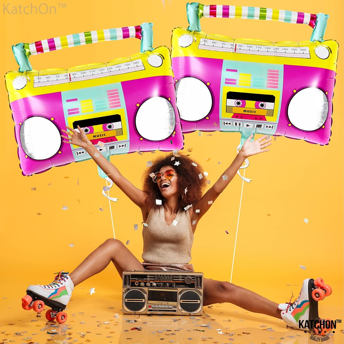 Retro Boom Box Balloon