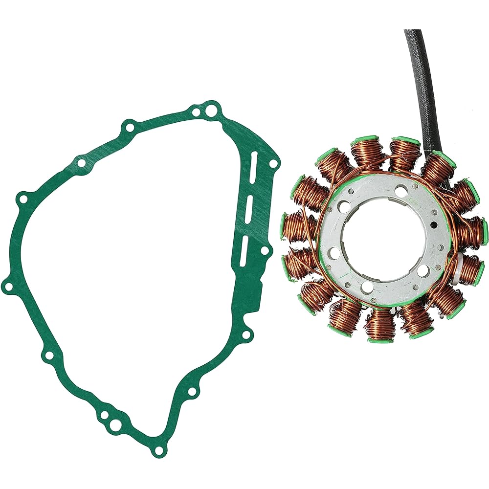 Caltric Stator and Gasket Compatible with Yamaha Rhino 700 2008-2013 Viking 700 2014-2018 5B4-81410-00-00, 1XD-81410-00-00, 3B4-15451-00-00