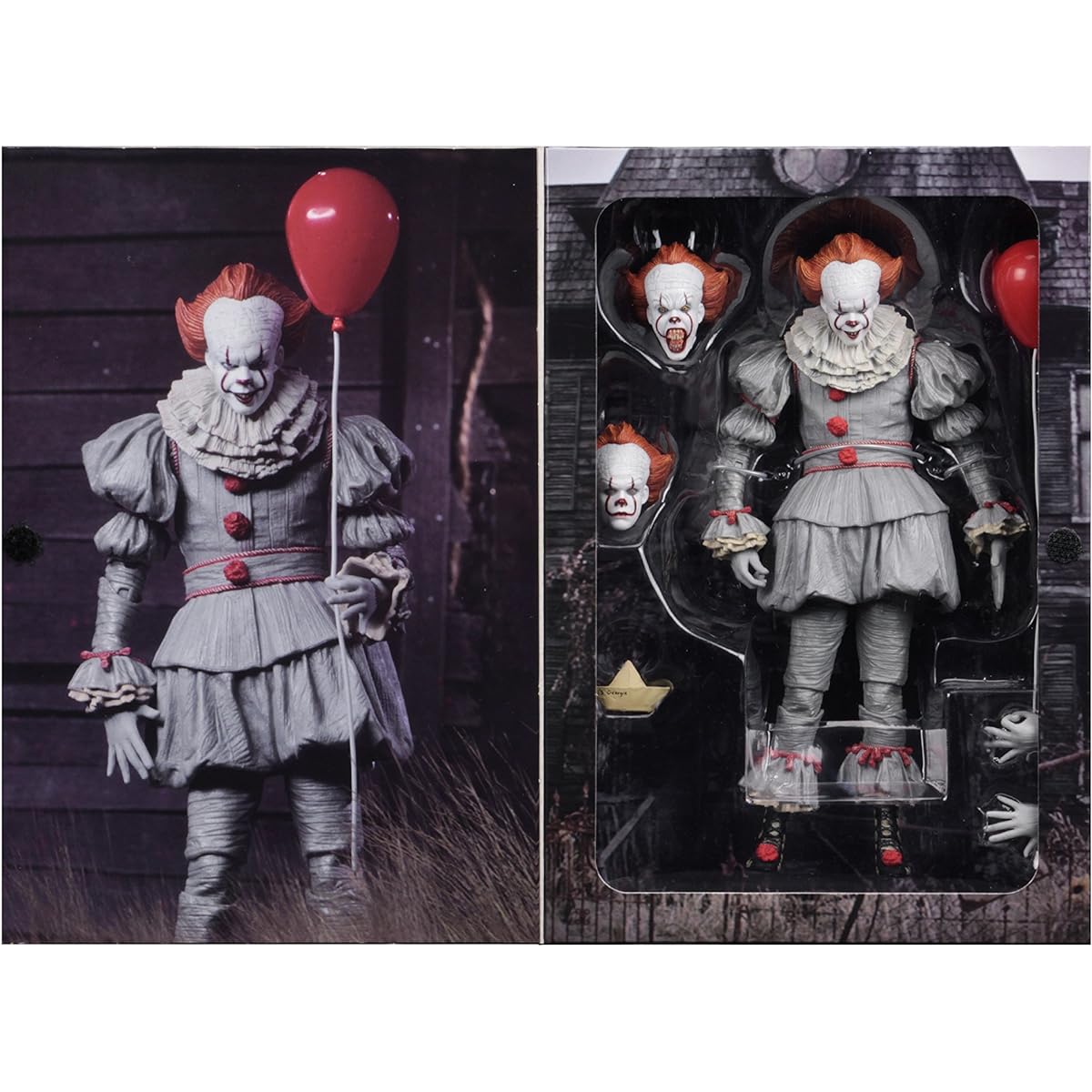 NECA (National Entertainment Collectibles Association) IT Pennywise 2017 7" Action Figure