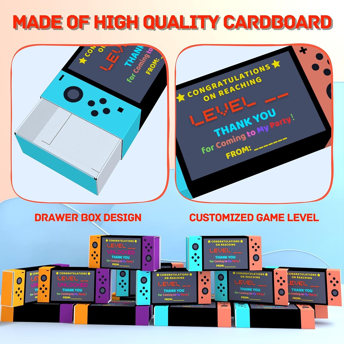 VTYEPOU Video Game Party Favors