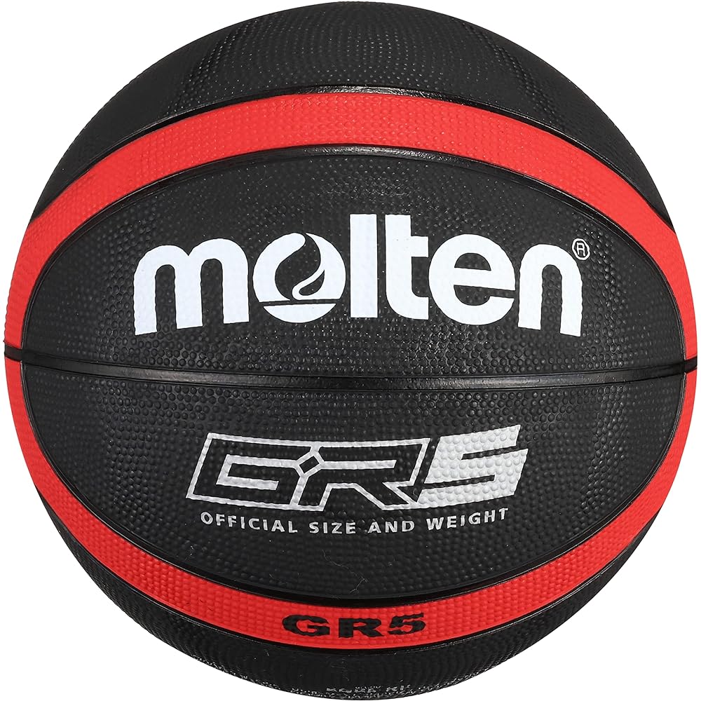 molten Basketball GR5 BGR5-KR Black x Red No. 5