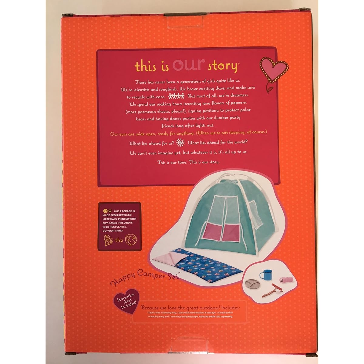 Our Generation Happy Camper Set for Most 18 Dolls