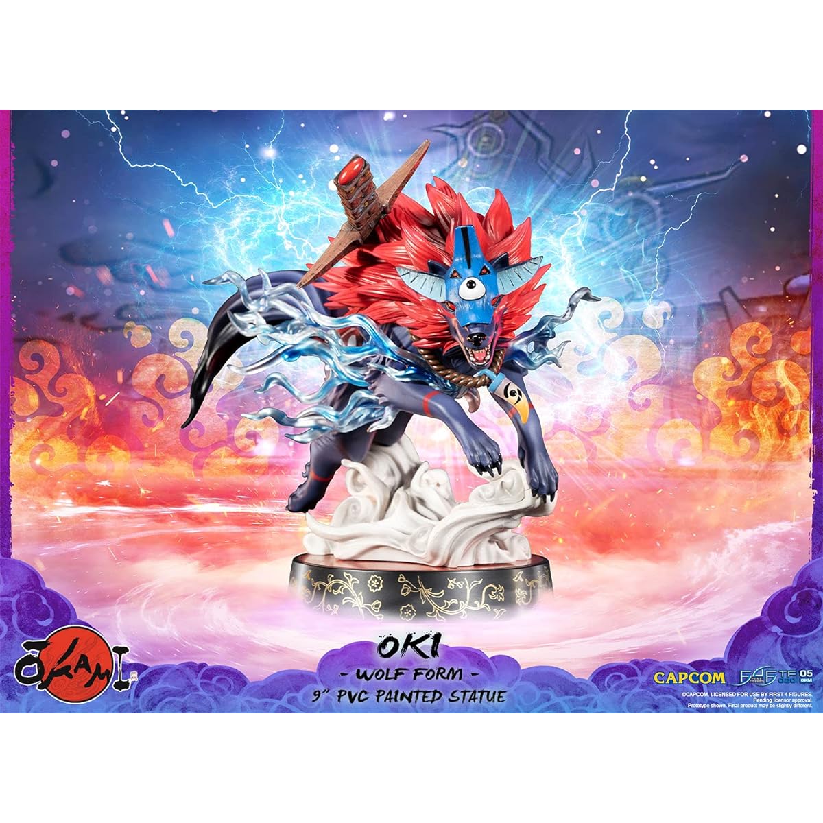 First4Figures - Ogami (Oki - Wolf Form) PVC Figure