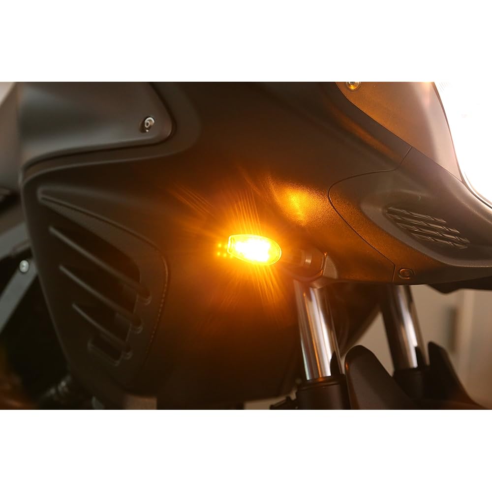 Kijima Motorcycle Turn Signal LED Turn Signal Kit TRL2 Type ~'16 V Strom 650 GSR750 Clear for SUZUKI Cars 219-5172