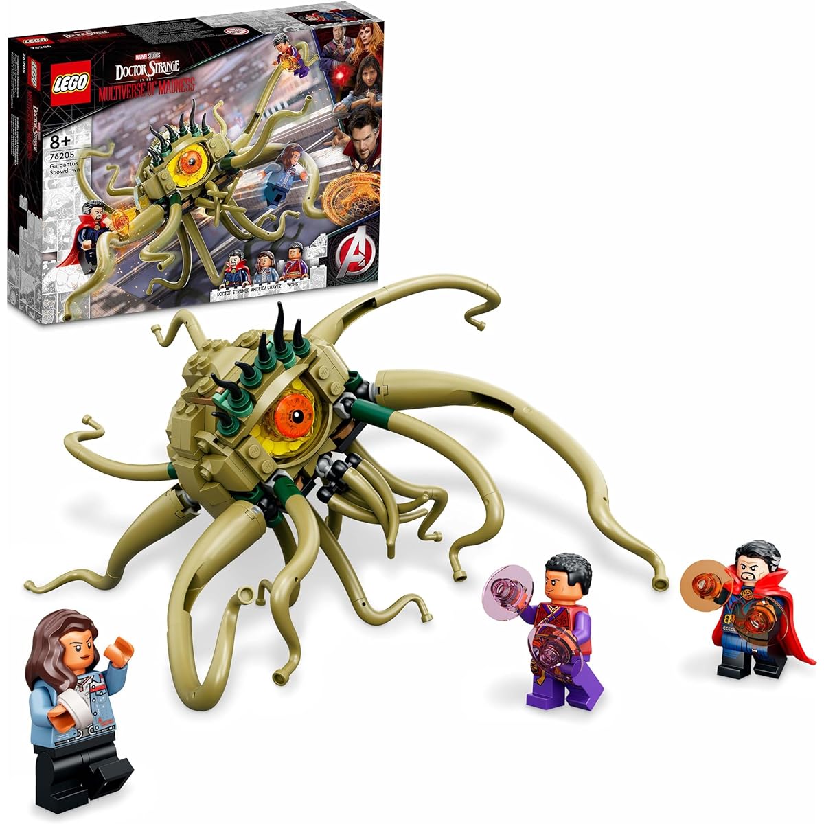LEGO Super Heroes Battle with Gargantos 76205 Toy Blocks Gift Super Hero American Comic Sentai Hero Boys Ages 8 and up