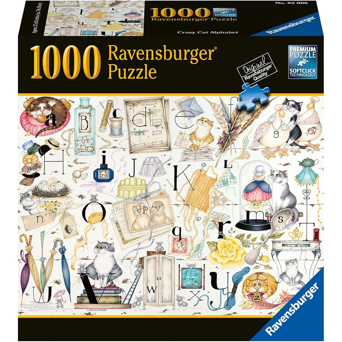 Ravensburger Catfish 1000 Piece Jigsaw Puzzle for Adults 82006 - Every piece fits perfectly with unique SoftClick technology