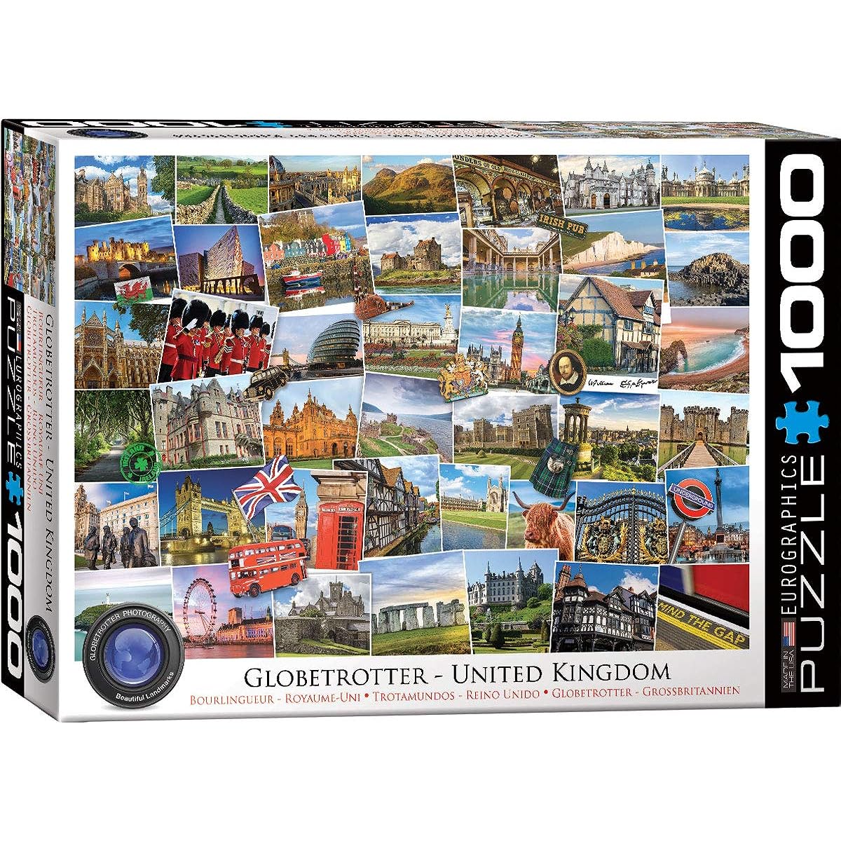 EuroGraphics UK Globetrotter 1000 Piece Puzzle