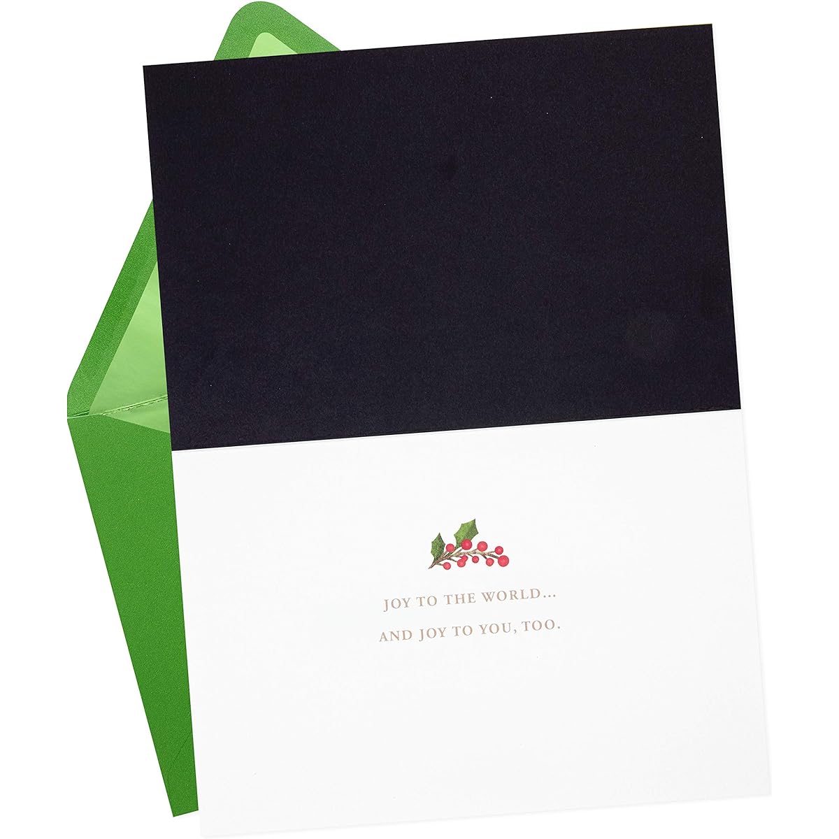 Hallmark Signature Christmas Card (Holly Branch)