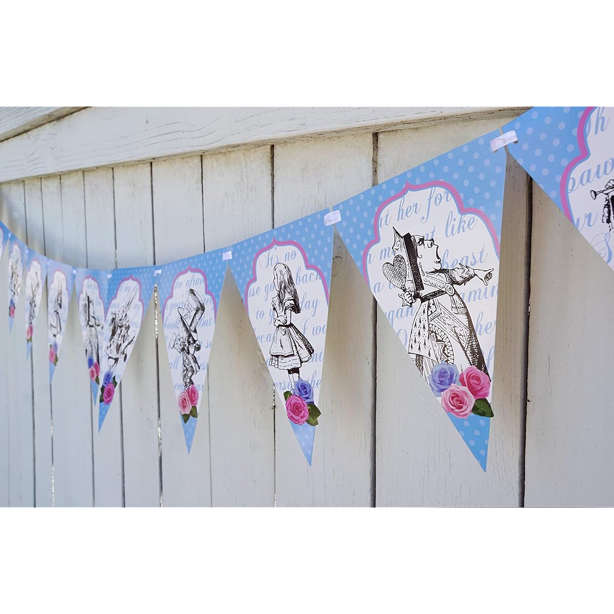 Vintage Alice in Wonderland Party (Alice in Wonderland Banner)