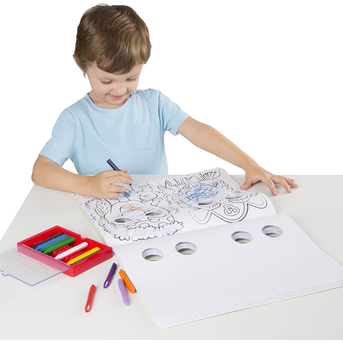 Melissa & Doug Wacky Face - Googly Eyes Coloring Pad Toy