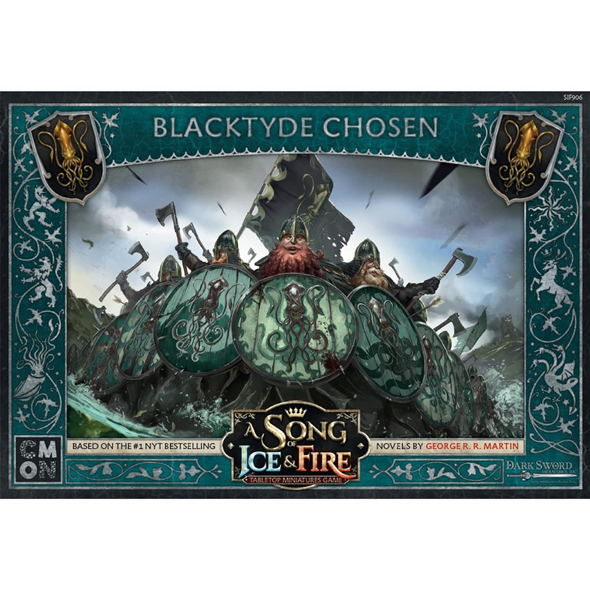 CMON A Song of Ice and Fire Tabletop Miniatures Ironborn Reaver Unit Box | Strategy Game for Teens and Adults | Ages 14+ | 2+ Players | Average Play Time 45-60 minutes | Maid (SIF906)