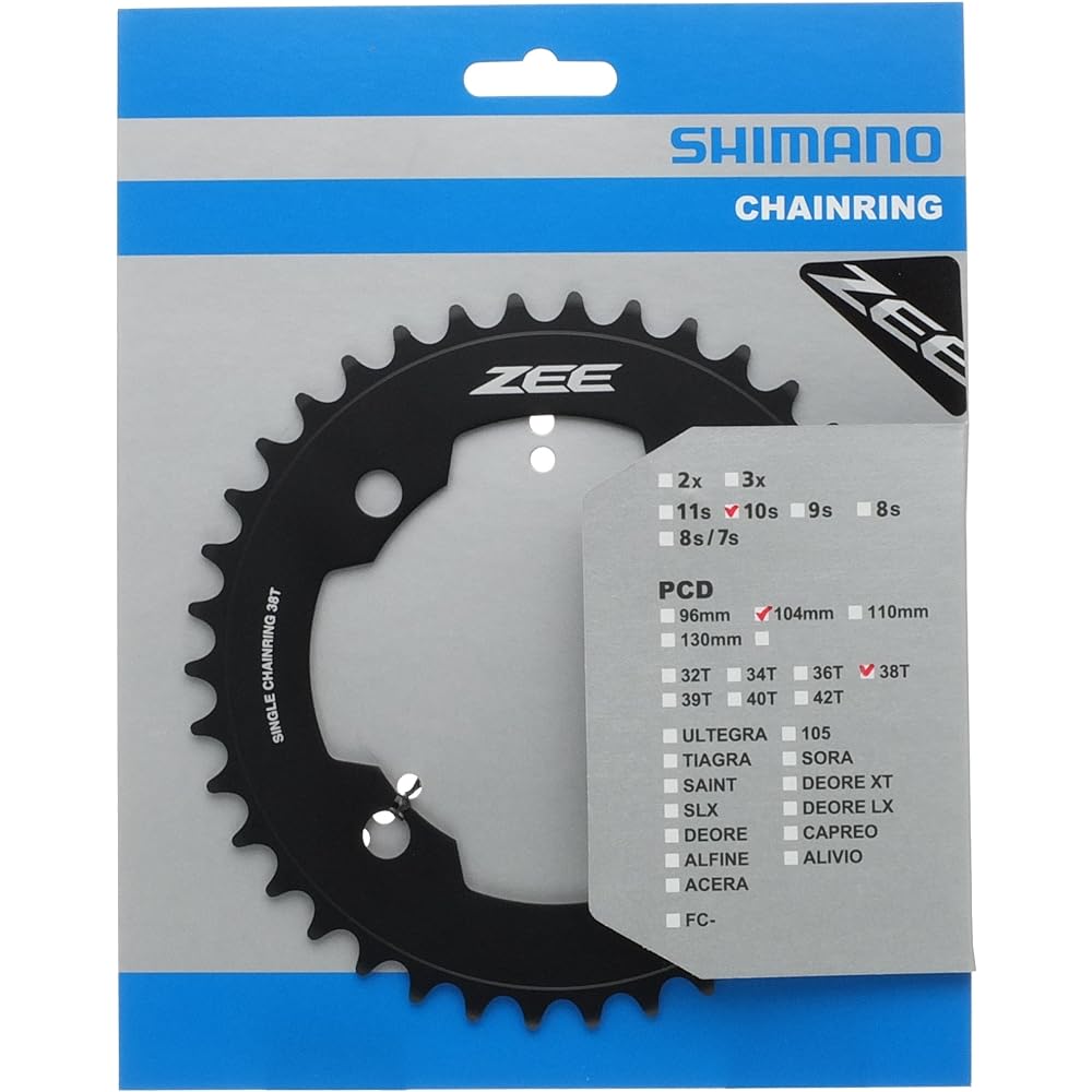 SHIMANO Repair Parts Chainring 38T Black FC-M640/M645 Y1NG38000