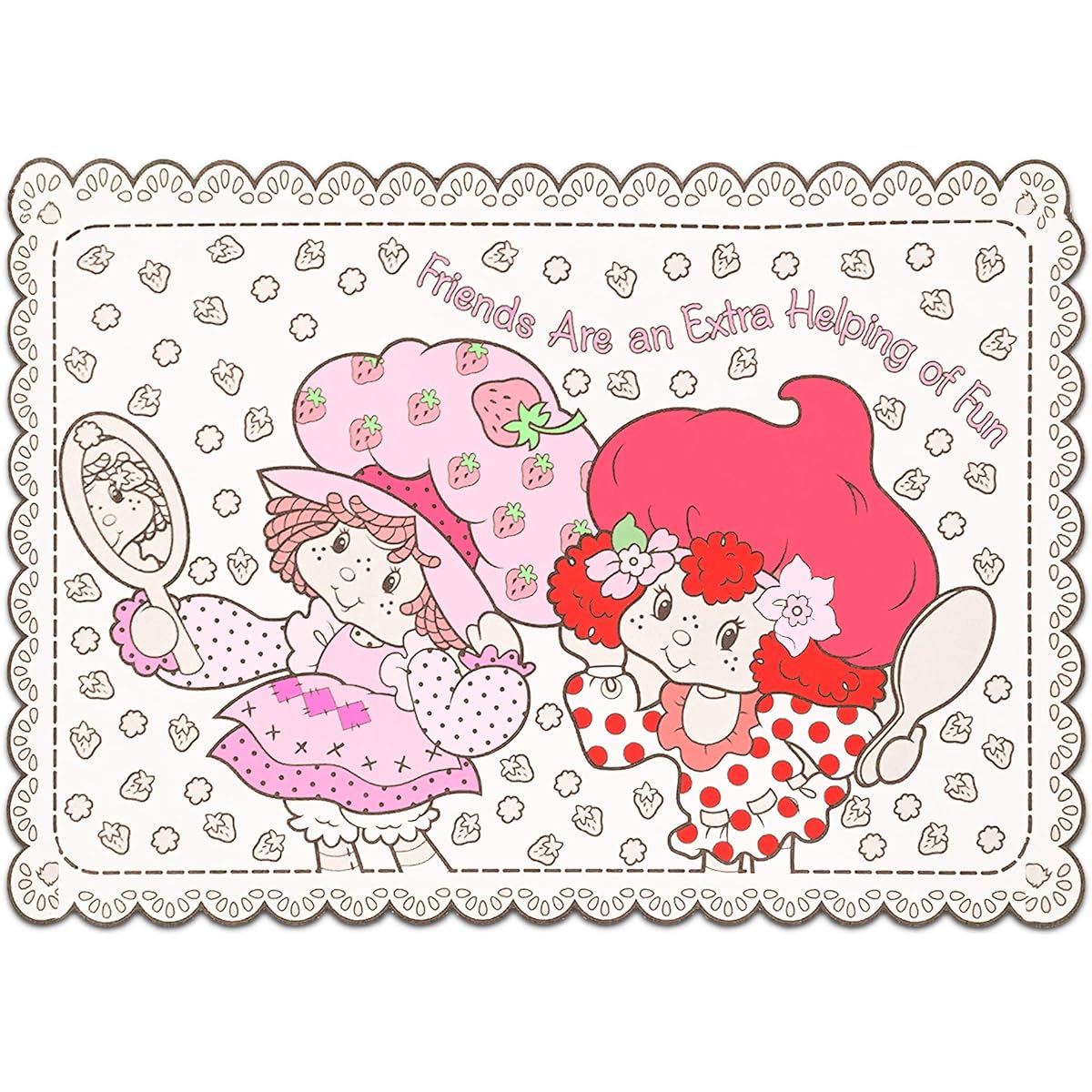 Bendon Strawberry Shortcake Advanced Coloring Book - Friendship is a special treat.