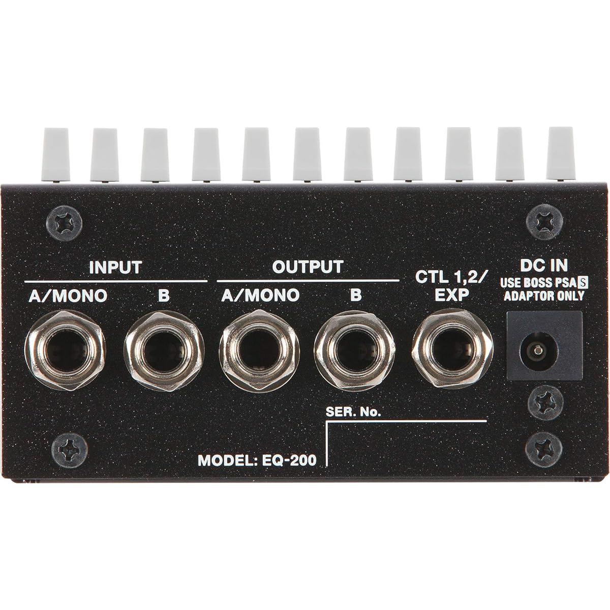 BOSS - Effector/Graphic Equalizer EQ-200 + Genuine AC Adapter PSA-100S2 + Marks Original Cross Set