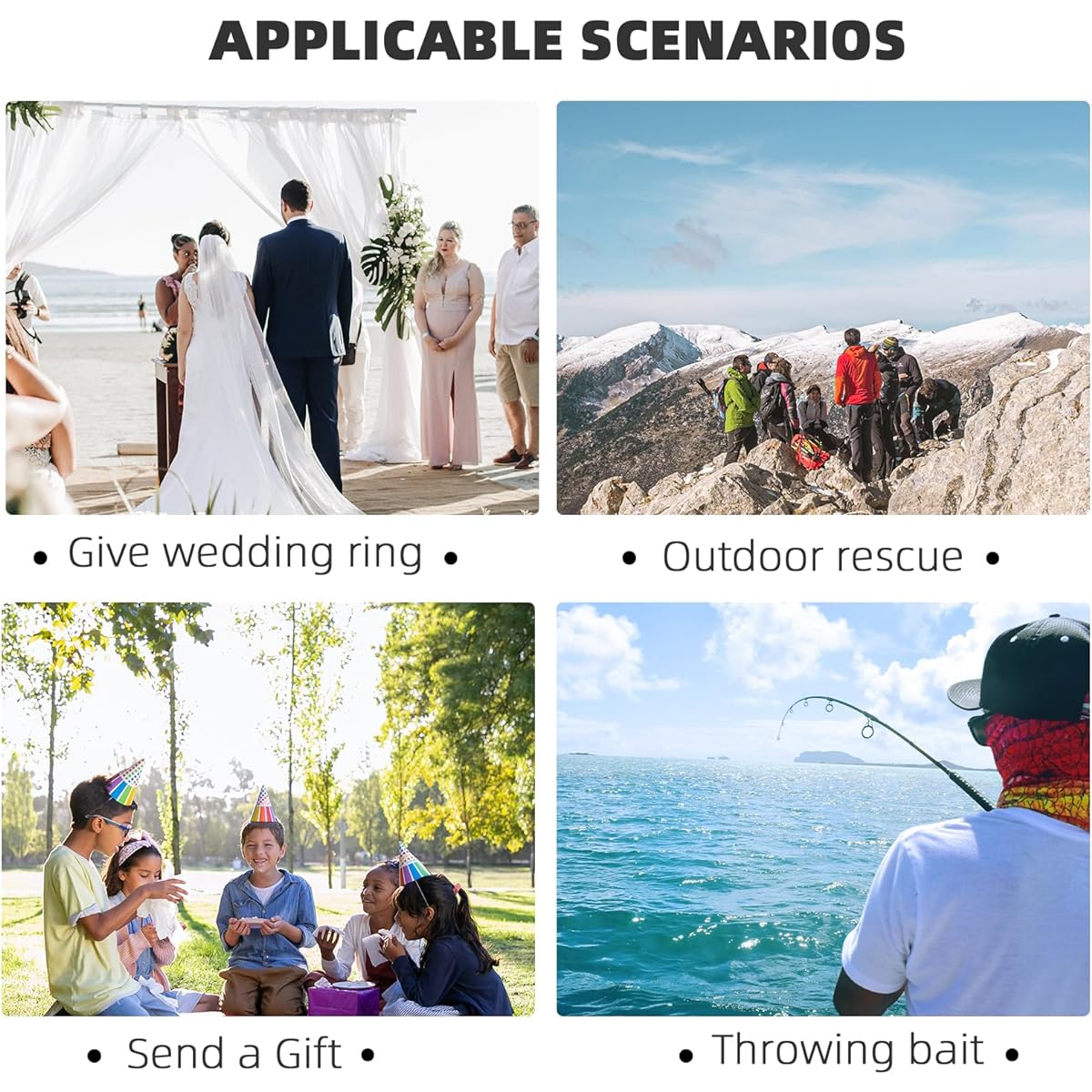 BRDRC AIR 3 Payload Air Drop System Transport Release with Landing Gear Wedding Ring Thrower Fishing Bait Clip for DJI Mavic AIR 3 Accessories