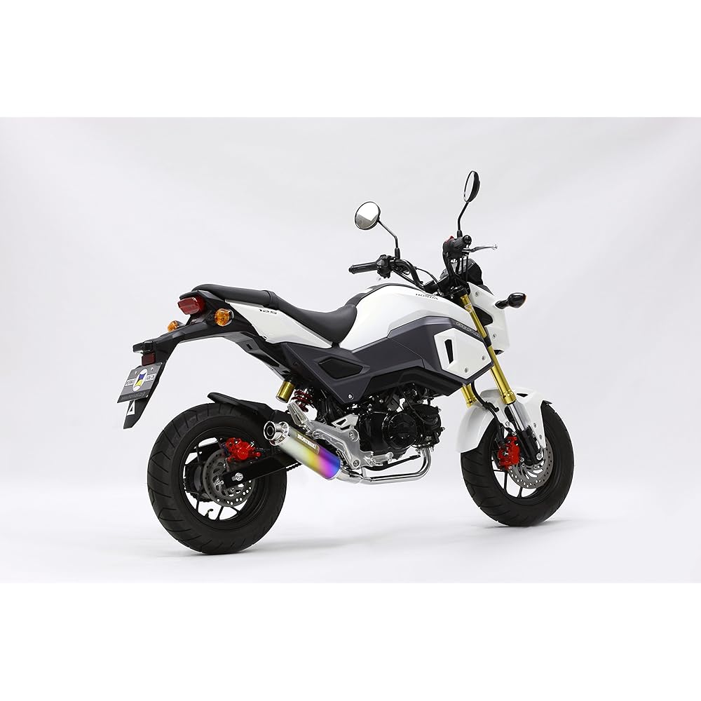 MORIWAKI Full Exhaust Muffler ZERO Anodized Titanium (ANO) 2016~ GROM 01810-L31N5-00