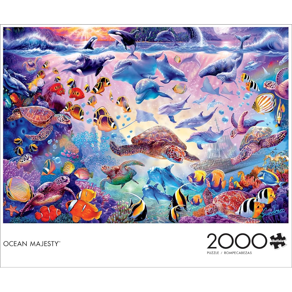 Buffalo Games - Ocean Majesty - 2000 Piece Jigsaw Puzzle