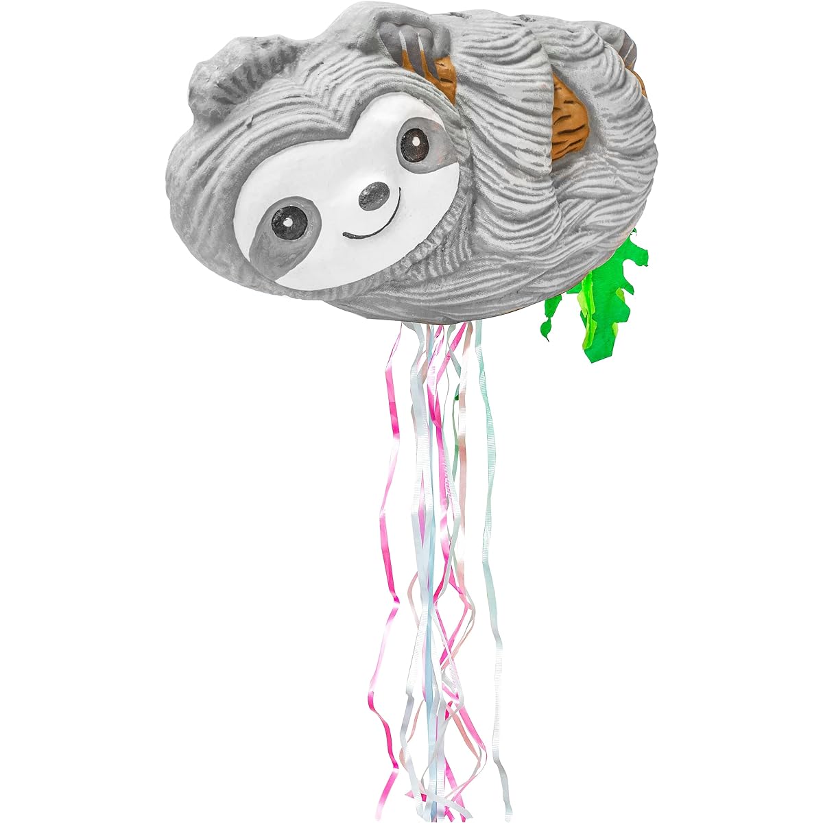 Sloth Pinata with Pull String Fun Birthday Game for Boys and Girls Great Sloth Party Decorations